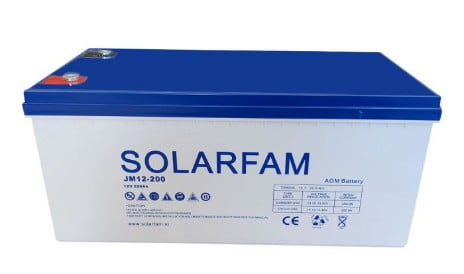 Solarfam 12V 200AH AGM Accu