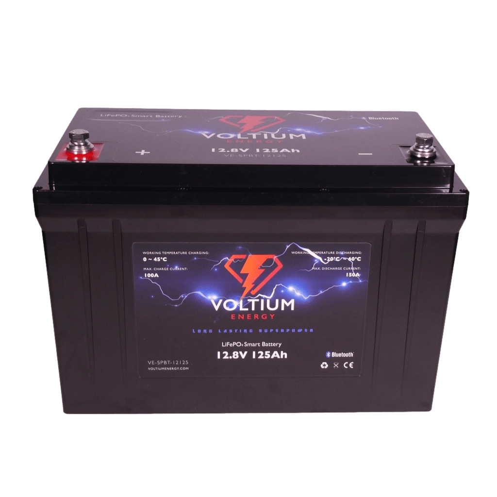 Voltium Energy LiFePO4 Lithium Batterij 12,8 Volt 125Ah 1600Wh