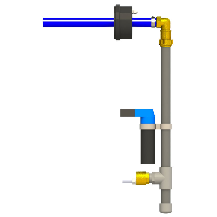 Aanzuigset voor Flatline tank en Waterzak