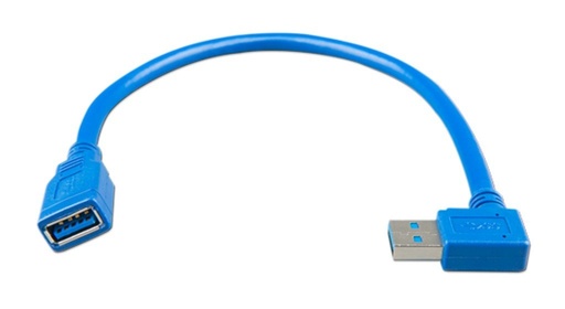 [8719076037330] USB extension kabel 0,3m one side right angle