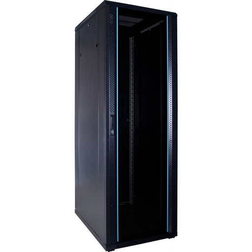 [8719172410945] 37U serverkast met glazen deur 600x800x1800mm (BxDxH)