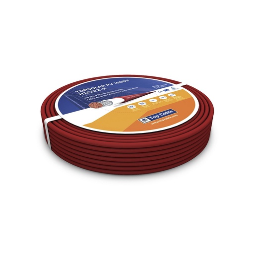 [6013742072000] Topsolar kabel rood 4mm² rol van 100 meter