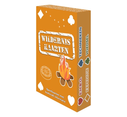 [ 9789493078031] Wilderniskaarten - 70 Knopen - Speelkaarten + Mini Survival Gids  - Default