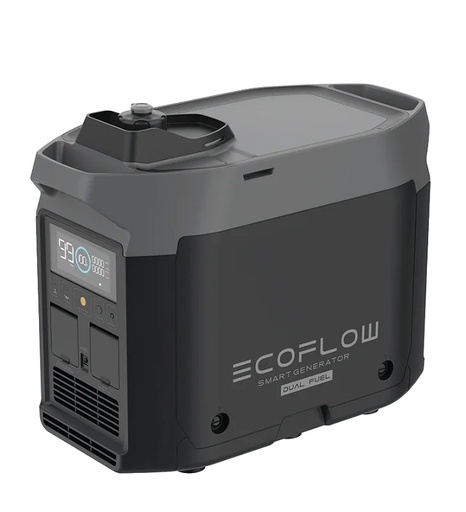 [4897082668657] EcoFlow Dual Fuel Smart Generator - 4L Benzinetank - 1800W Vermogen - Draadloze App Controle – Alles Voor Jouw Energiebehoeften