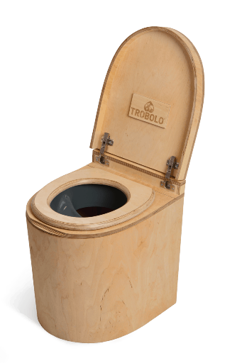 [8719925623639] TROBOLO® Tinybloem - houten droogtoilet